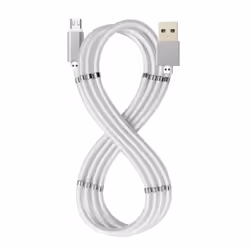 Celly USBMICROMAGWH, 1 m, USB A, Micro-USB B, USB 2.0, Blanc