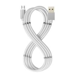 Celly USBMICROMAGWH câble USB 1 m USB 2.0 USB A Micro-USB B Blanc