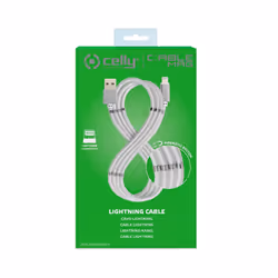 Celly USBLIGHTMAGWH câble Lightning 1 m Blanc