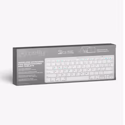Celly SWKEYBOARDBT clavier QWERTY Blanc