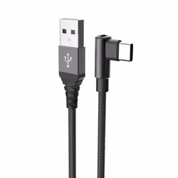 Celly USBTYPECLSHBK, 1 m, USB A, USB C, Noir