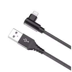 Celly USBLIGHTLSHBK câble de téléphone portable Noir 1 m USB A Lightning