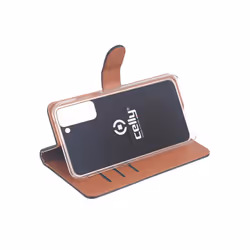 Celly Wally coque de protection pour téléphones portables 17 cm (6.7") Folio Noir, Marron - Vue supplémentaire 2