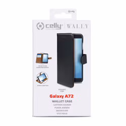 Celly WALLY949 coque de protection pour téléphones portables 17 cm (6.7") Étui avec portefeuille Noir - Vue supplémentaire 4