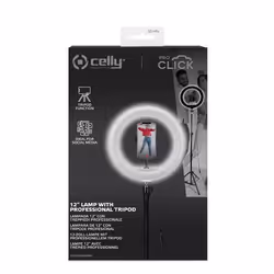 Celly CLICKRINGUSBBK anneau d'éclairage LED