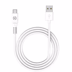 Celly USB-CWH, 1 m, USB A, USB C, Blanc