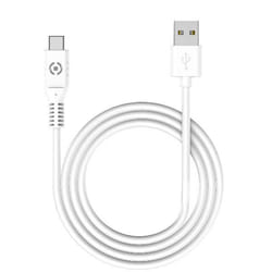 Celly USB-CWH câble USB 1 m USB A USB C Blanc