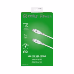 Celly USBCUSBCWH câble USB 1 m USB C Blanc