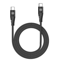 Celly USBCUSBCNYLBK câble USB 1 m USB C Noir