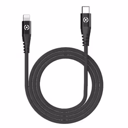 Celly USBCLIGHTNYLBK, 1 m, Lightning, USB C, Mâle, Mâle, Noir