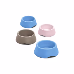 Gamelle plastique avec pieds antidérapants pour l’alimentation des chiens et chats. Couleur suivant arrivage