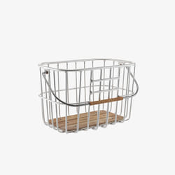 Brooks BB00300A10003 sacoche et panier pour bicyclette Devant Panier de vélo 25 L Aluminium Argent