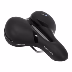 Selle gel confort max relaxed avec protection laterale et elastomere Selle Royal Respiro Loisir