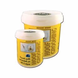 Pommade noire avec action super-hydratante pour le sabot du cheval, parfaite pour les saisons froides et chaudes. Conseil d'u ...