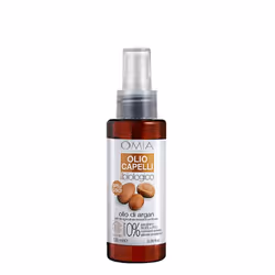 OMIA Laboratori Olio Capelli Argan, Huile de cheveux, 100 ml, Femmes, Cheveux secs, Nutrition, Lissage, 1 pièce(s)