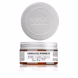 FarmaVita Cire caramel fixation forte AMARO 100ml, Pommade à barbe, 100 ml, Brillant, Bouteille, Musc, Vanille, Aqua (Water), ...