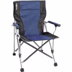 Chaise pliante confortable avec soutien latéral du siège.