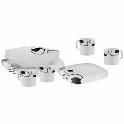 Service de table - BRUNNER - Enigma Set - 16 pièces - Blanc