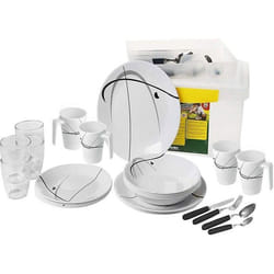 Service complet - service de table Brunner - 0830154N.C6A - All Inclusive - Set dassiettes en melamine Serenade