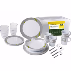 Brunner 0830154N.C4E, Vert, Gris, Transparent, Blanc, Mélamine, 4 personne(s), 4 pièce(s), 300 ml