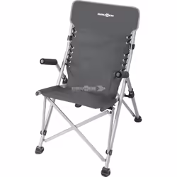 Brunner Raptor Suspension, 120 kg, Chaise de camping, 4 pieds, 4,95 kg, Polyester, Acier, Gris