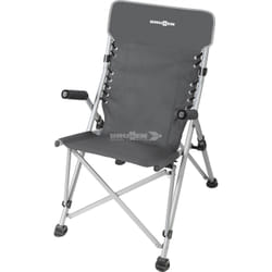 Brunner Raptor Suspension Chaise de camping 4 pieds Gris
