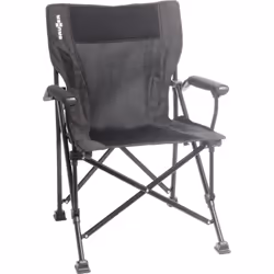 Brunner Raptor 3D, 110 kg, Chaise de camping, 4 pieds, 4,6 kg, Polyester, Acier, Noir