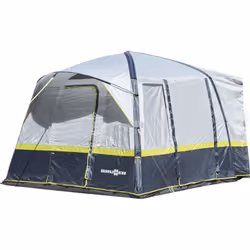 Brunner Trouper 2.0, camping, Structure gonflable, Tente igloo, 8 m², Toile de sol, Bleu, Gris