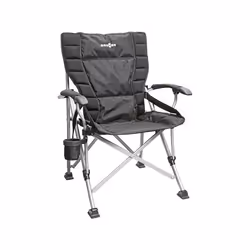 Brunner Raptor XL, 150 kg, Chaise de camping, 3 pieds, Pliable, 6 kg, Noir
