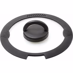 Un couvercle pour popote de cuisine Le couvercle Corona est un couvercle en verre avec des bords en silicone. Il convient pou ...