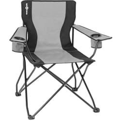 Brunner Armchair Equiframe Chaise de camping 4 pieds Noir, Gris