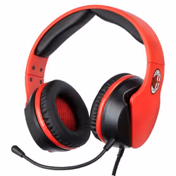 Qubick AC Milan, Avec fil, Jouer, Casque, Rouge