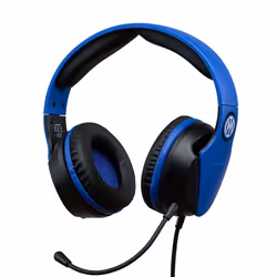 Qubick ACMU0056, Avec fil, Jouer, Casque, Noir, Bleu