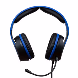 Qubick ACMU0056 écouteur/casque Avec fil Arceau Jouer Noir, Bleu