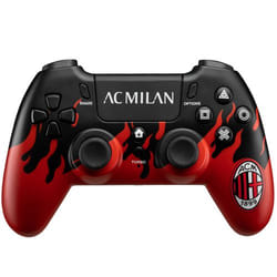 Qubick ACP40179 accessoire de jeux vidéo Noir, Rouge Bluetooth/USB Manette de jeu Analogique/Numérique PC, PlayStation 4, PlayStation 5