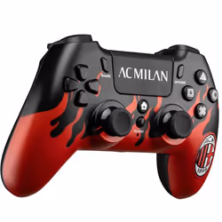 Qubick ACP40179 accessoire de jeux vidéo Noir, Rouge Bluetooth/USB Manette de jeu Analogique/Numérique PC, PlayStation 4, PlayStation 5