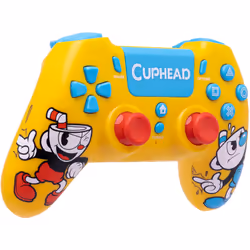 Qubick ACP40224 accessoire de jeux vidéo Jaune Bluetooth/USB Manette de jeu Analogique/Numérique PC, PlayStation 4, PlayStation 5