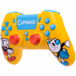Qubick ACP40224 accessoire de jeux vidéo Jaune Bluetooth/USB Manette de jeu Analogique/Numérique PC, PlayStation 4, PlayStation 5