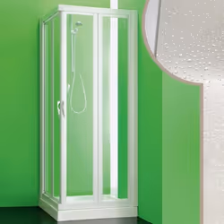 Cabine douche en acrylique mod. Giove 70x70 CM avec ouverture pliante - FORTE