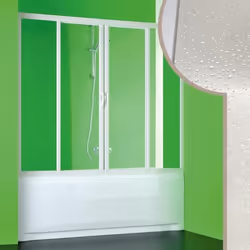 Paroi Pare-Baignoire 220 CM en acrylique mod. Plutone 2 avec ouverture centrale