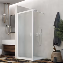 La Douche italienne Walk in Beatrix Profil est faite avec profilés en Pvc stabilisés au calcium et zinc (Ca-Zn), sans aucune ...