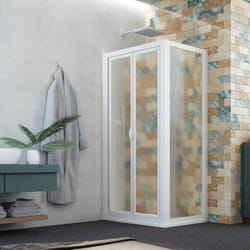 Cabine parois de douche saloon 70x70 ouv. 70 cm h 67 en Acrylique mod. Delta Duo