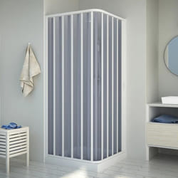Cabine douche 70x70CM H185 en Plastique pvc modèle Energy avec l’ouverture latérale