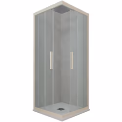 La nouvelle gamme de Cabines douche faites de résine et verre tempré de 6mm c'est strictement MADE IN ITALY. La combinaison i ...