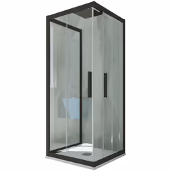 La nouvelle gamme de Cabines douche faites de résine et verre tempré de 6mm c'est strictement MADE IN ITALY. La combinaison i ...