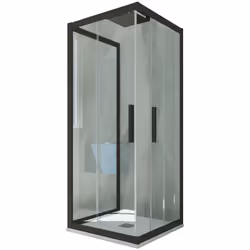 La nouvelle gamme de Cabines douche faites de résine et verre tempré de 6mm c'est strictement MADE IN ITALY. La combinaison i ...