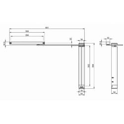 Assa Abloy - Ferme-portail vertical gauche - Stremler - Technologie 3D