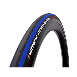 Vittoria Rubino Pro, Route, Folding bead, Noir, Bleu, 150 TPI, 250 g, 25-622