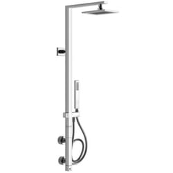 Colonne de douche Gessi Rettangolo avec thermostat en saillie,