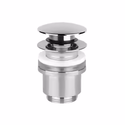 Gessi 1x Soupape de vidange Stop&Go 1 1/4"ur lavabos sans trop-plein, tige de soupape min. 25mm/max.45mm